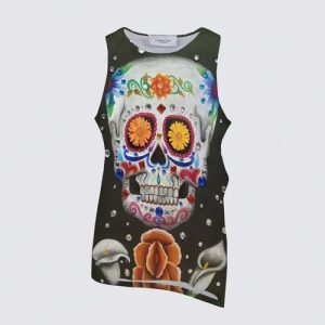 Sugar Skull Florence Knotted Tank top